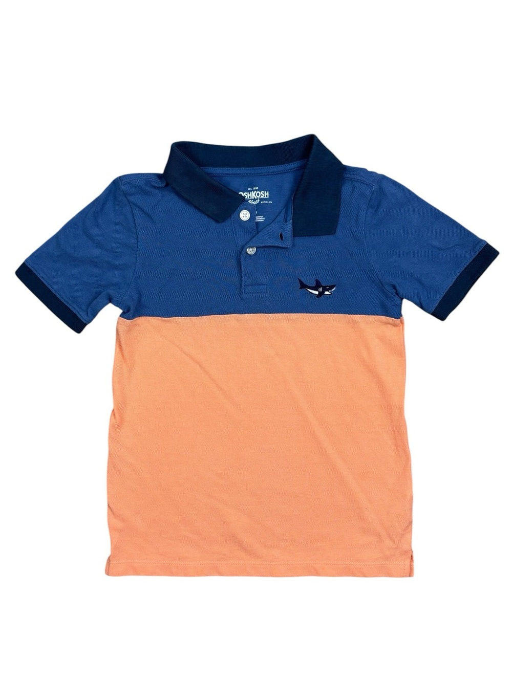 Oshkosh Colorblock Polo Shirt Size 6